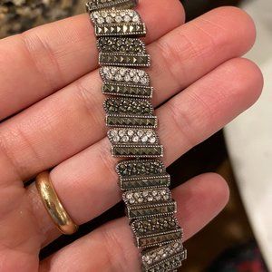 Judith Jack Sterling Silver Marcasite Bracelet